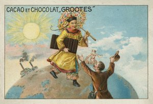 Advertentie voor Grootes cacao en chocolade