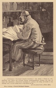 Alexander Kielland, Noorse auteur (gravure) door European School