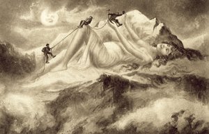 Alpinisme (litho) door European School