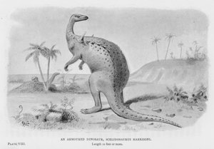 Een gepantserde dinosaurus, Scelidosaurus Harrisoni