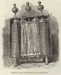 Oude kopie van de Samaritaanse Pentateuch door European School