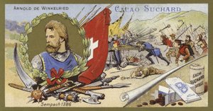 Arnold von Winkelried en de Slag bij Sempach, Zwitserland, 1386
