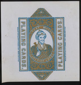 Kunstwerk voor speelkaarten (litho)