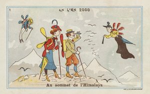 Op de top van de Himalaya in het jaar 2000 door European School