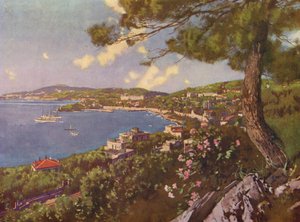 Beaulieu, algemeen beeld (kleurenlitho) door European School