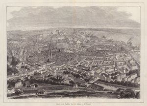 Vogelvlucht van Chemnitz, Duitsland