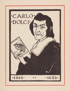 Carlo Dolci, Italiaanse barokkunstenaar (litho) door European School