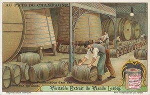 Champagne, Liebig-kaart, begin 20e eeuw (chromo)