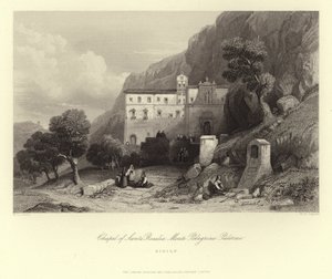 Kapel van Santa Rosalia, Monte Pelegrino, Palermo, Sicilië, Italië door European School