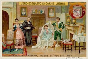 Cherubino, de Graaf, Susannah en Basilio door European School