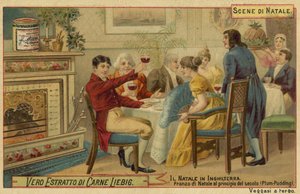 Kerstmis in Engeland: het opdienen van de pruimenpudding