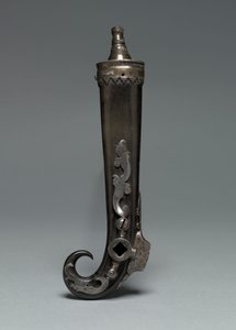 Gecombineerde priming fles en radslot sleutel, ca. 1600-50