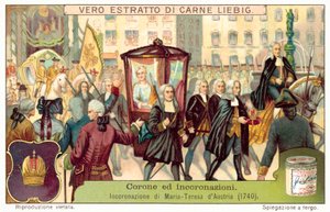 Kroning van keizerin Maria Theresia van Oostenrijk door European School