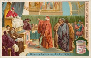 Dante voor paus Bonifatius VIII