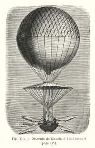 Landing van Blanchard in Billancourt