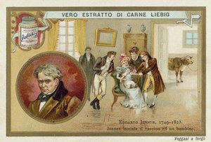 Edward Jenner, Engelse arts en wetenschapper die een vaccin tegen pokken ontdekte door European School