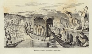 Egypte - Toespreken van de delegatie bij de necropolis