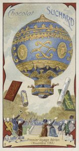 Eerste bemande ballonvlucht, november 1783 door European School