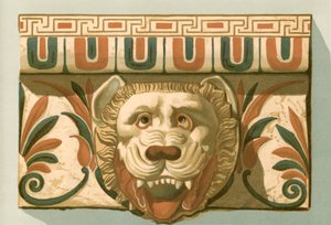 Fragmenten van terracotta gevonden in Metapontim in 1828 door European School