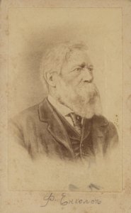 Friedrich Engels, Duits filosoof en sociaal wetenschapper, een van de grondleggers van de marxistische theorie (litho) door European School