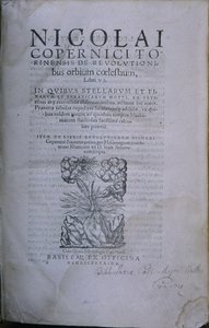 Frontispice van de tweede editie van De Revolutionibus Orbium Coelestium door Nicolaus Copernicus
