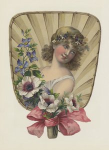 Meisje met bloemen