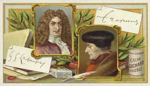 Gottfried Wilhelm Leibniz en Desiderius Erasmus door European School