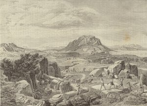 Griekenland en Rome - Griekenland: Korinthe, gezien vanuit een steengroeve door European School