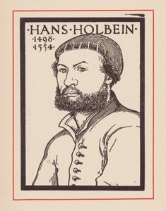 Hans Holbein de Jonge, Duits kunstenaar (litho) door European School