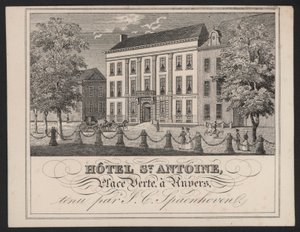 Hotel St Antoine, Anvers, Antwerpen, J C Spaenhoven door European School