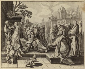 Jezus Christus zegent de kleine kinderen door European School