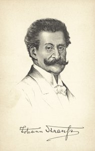 Johann Strauss de Jonge (litho) door European School