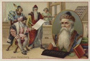 Johannes Gutenberg, Duitse graveur, uitvinder en drukker door European School