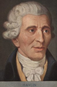 Joseph Haydn (kleurenlitho)