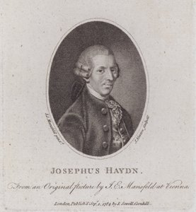 Joseph Haydn, Oostenrijkse componist (gravure) door European School