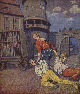 Klaus Störtebeker (kleurenlitho) door European School