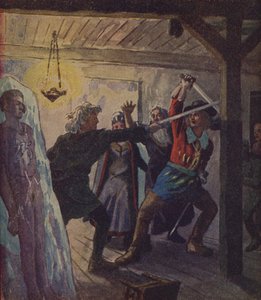 Klaus Störtebeker (kleurenlitho) door European School