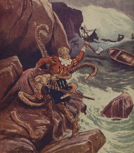 Klaus Störtebeker (kleurenlitho)