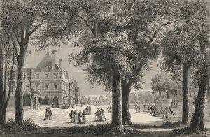 Le Luxembourg Au Temps De Marie De Medicis (gravure)
