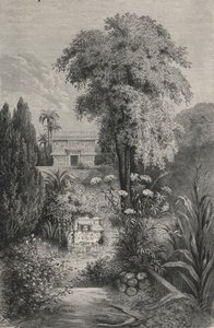 Le Paradis De Quetzalcoatl (gravure) door European School