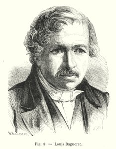 Louis Daguerre (gravure) door European School