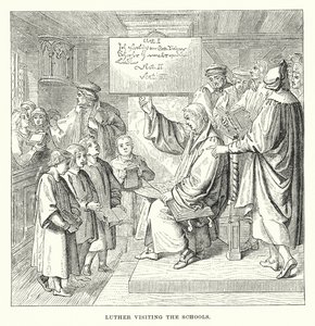 Luther bezoekt de scholen