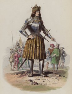 Maximiliaan I, Heilige Roomse Keizer (gekleurde gravure) door European School