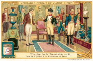 Napoleon I bezoekt de porseleinfabriek in Sevres, Frankrijk door European School