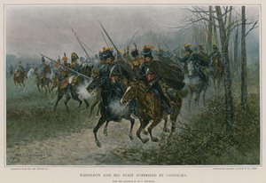 Napoleon en zijn staf verrast door Kozakken door European School