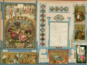 Pagina uit Sammelsurium Deel XI (gedrukt materiaal) door European School