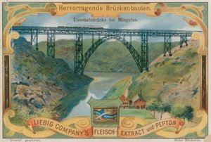 Spoorbrug bij Müngsten, Duitsland door European School