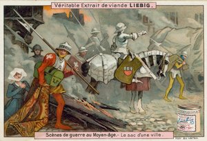 Plundering van een stad