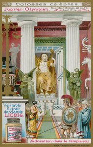 Beeld van Jupiter door Phidias door European School