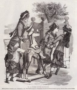 Zomerkostuums voor Kinderen (gravure)